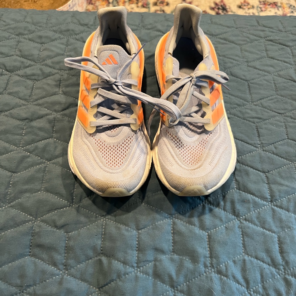 Adidas Women's Sneakers - Gray And Orange